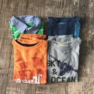 Boys T-Shirt Lot of 4 Short Sleeve